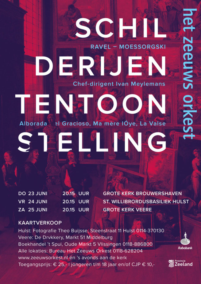 ruim 10 jaar posters Het Zeeuws Orkest