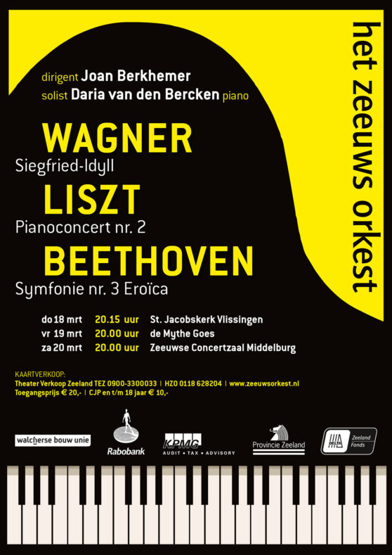 ruim 10 jaar posters Het Zeeuws Orkest