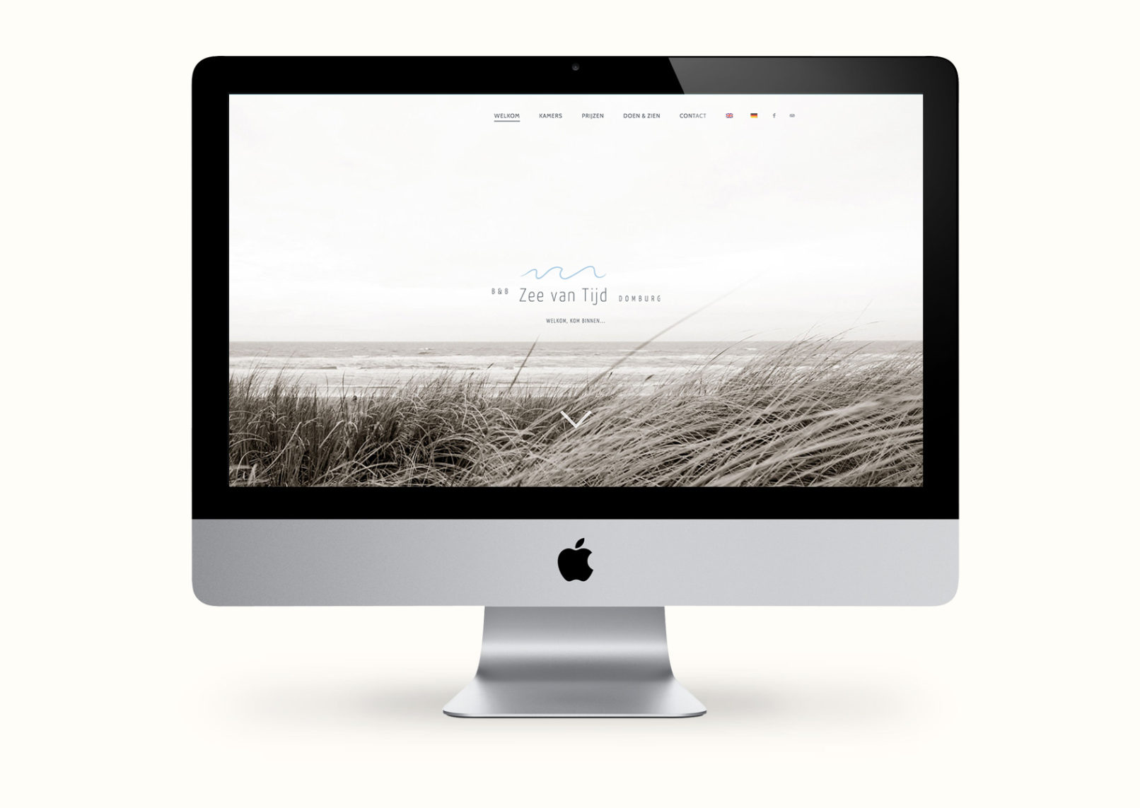 website B&B Zee van Tijd Domburg